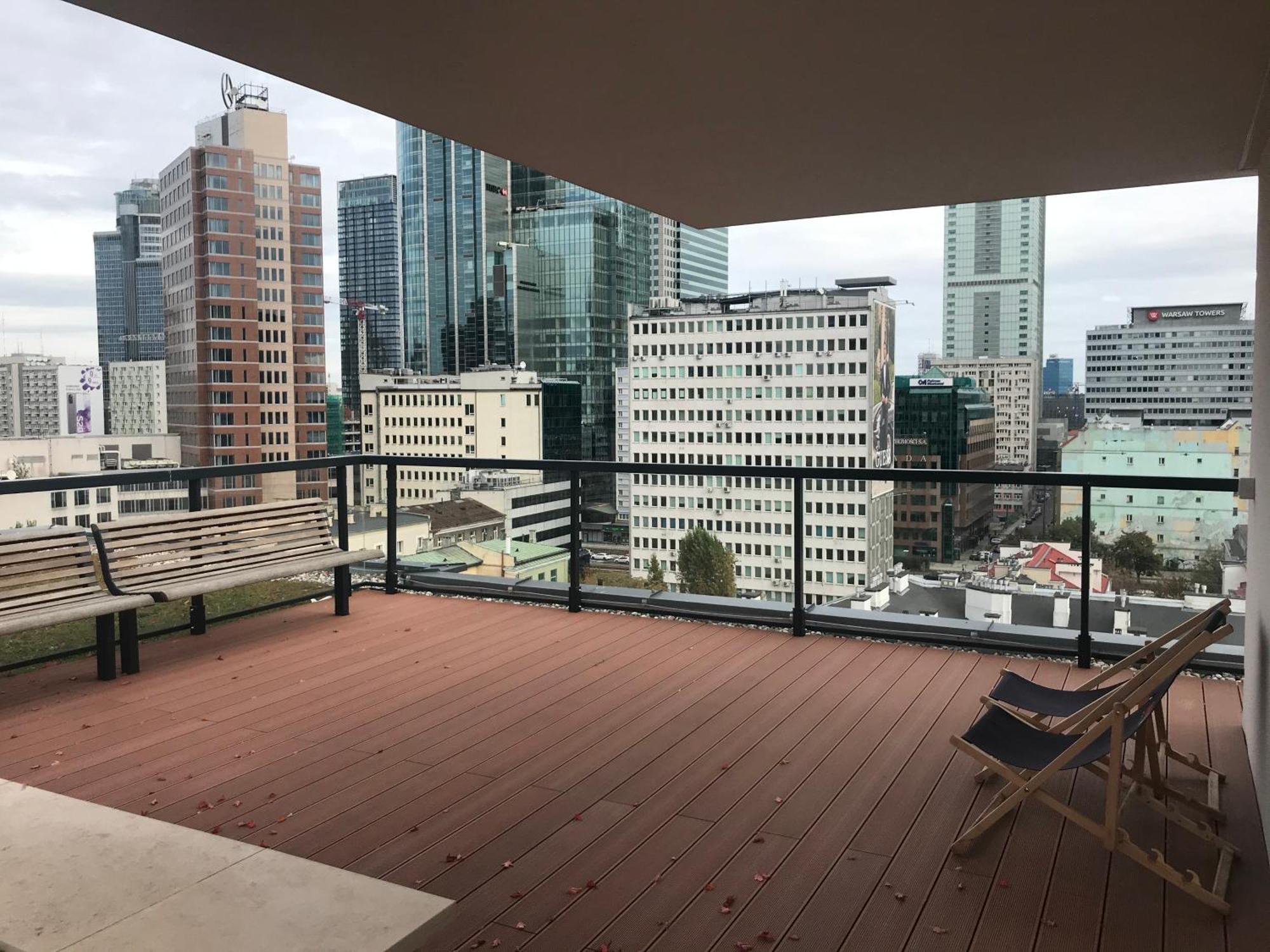 Sienna 65 - Taras Na Dachu Z Panorama 360 Na Warszawe -Roof Terrace With A Beautiful View - Prywatny Balkon - Private Balcony - Better Rental 바르샤바 외부 사진
